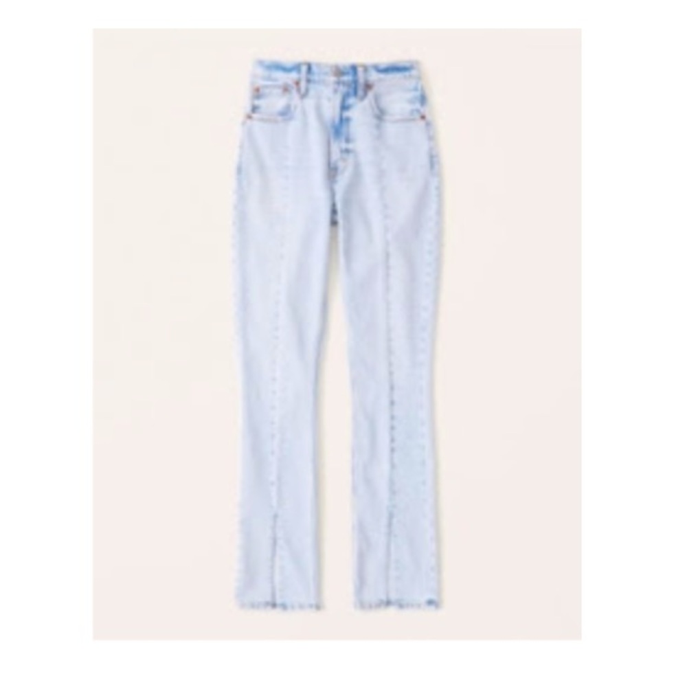 ABERCROMBIE Vent Hem Denim High Rise Skinny Jeans
